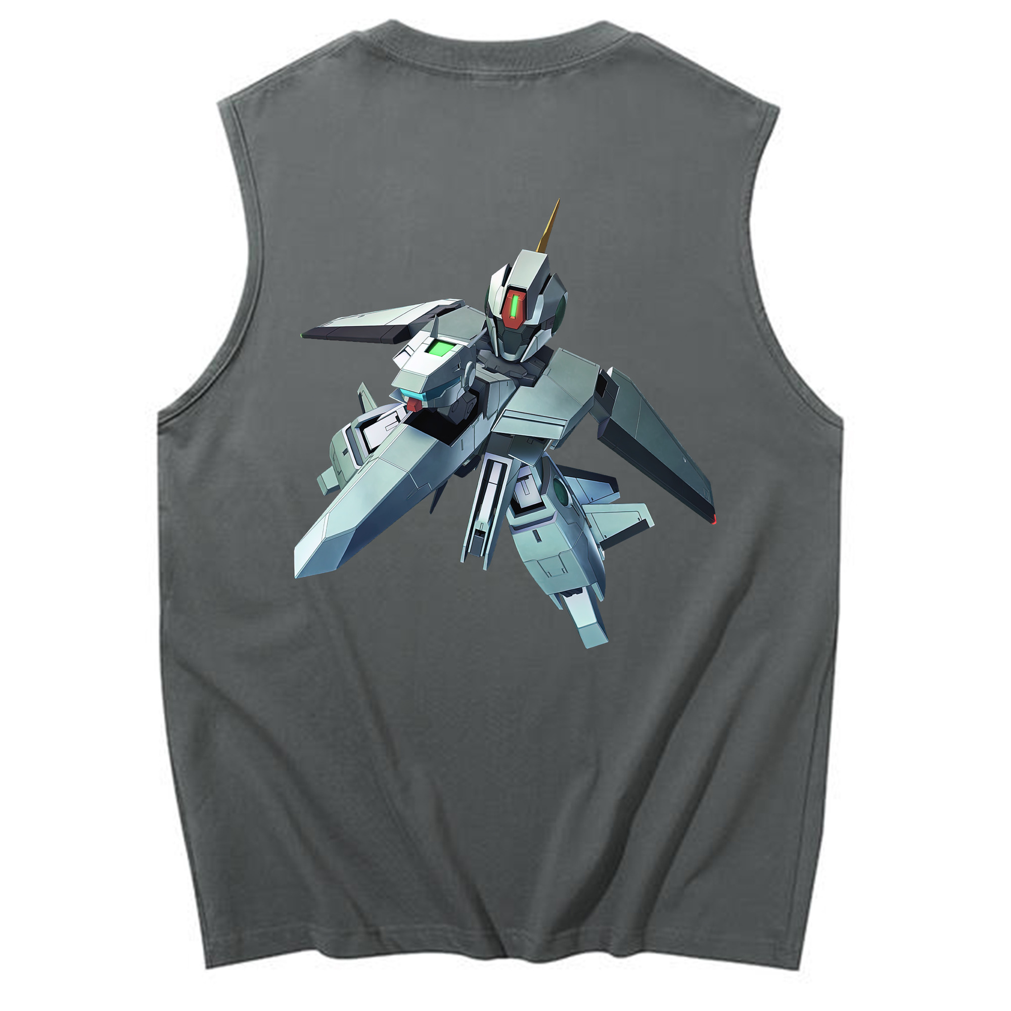 （画像用） 機動戦士ガンダム Mobile Suit Gundam コットン100％タンクトップ（背面プリント）
